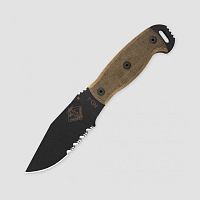 Нож с фиксированным клинком Ontario "RD4 Black Micarta"