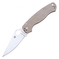  складной нож Spyderco Paramilitary 2 Brown Canvas