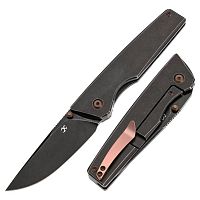  складной нож Kansept Chimera blackwash сталь S35VN