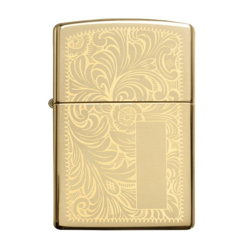 499 ZIPPO ЗажигалкаVenetian® с покрытием High Polish Brass