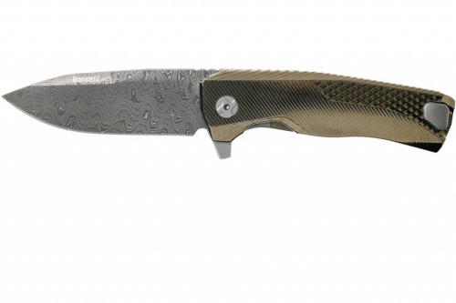 Складной нож Lion Steel ROK DD GL Damascus Gold фото 7 Складной нож Lion Steel ROK DD GL Damascus Gold фото 7
