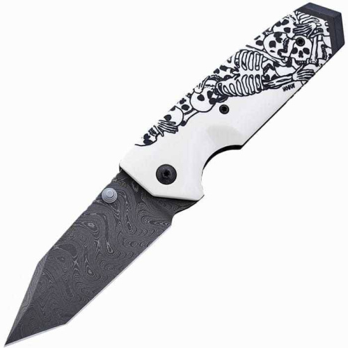 Складной нож Hogue EX-02 Tanto Custom Skulls & Bones Складной нож Hogue EX-02 Tanto Custom Skulls & Bones
