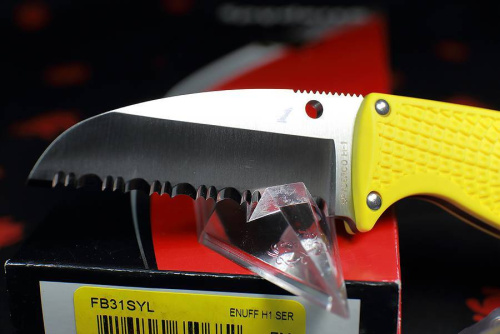 2011 Spyderco Enuff Salt FB31SYL фото 3 2011 Spyderco Enuff Salt FB31SYL фото 3