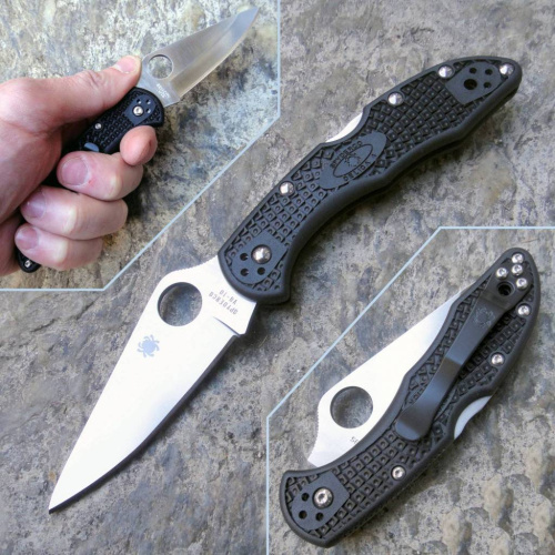 Складной нож Spyderco Delica 4 - C11PBK фото 7