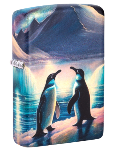 Зажигалка ZIPPO Penguin с покрытием Glow In The Dark Green Зажигалка ZIPPO Penguin с покрытием Glow In The Dark Green
