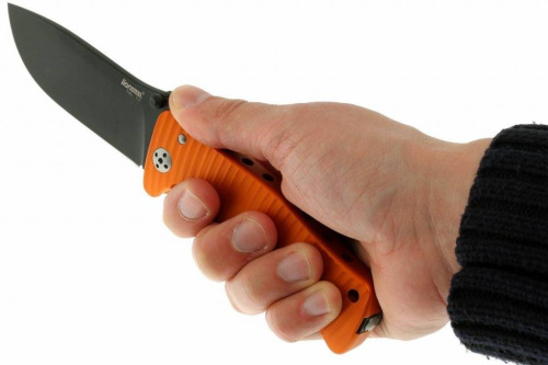 Складной нож Lion Steel SR1A OB ORANGE фото 9